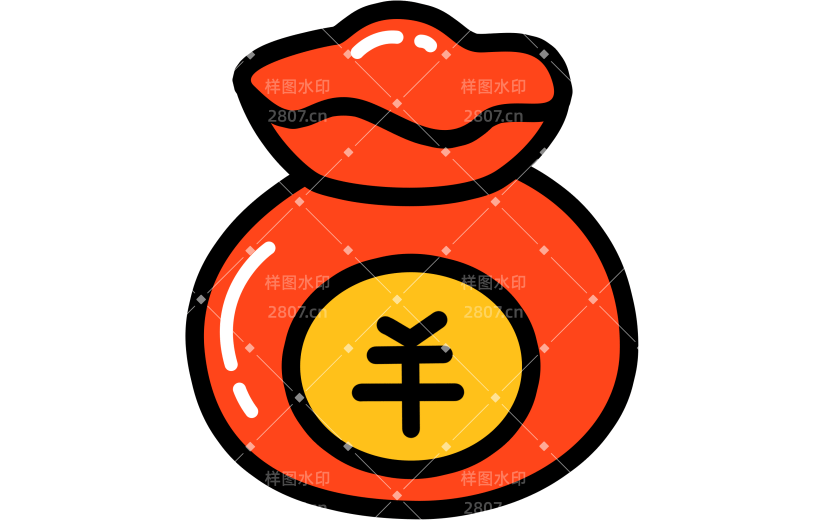 数字钱币钱袋子符号促销手绘POP贴纸艺术字