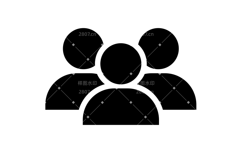 常规内容-图标系列团队群组多人协作符号元素