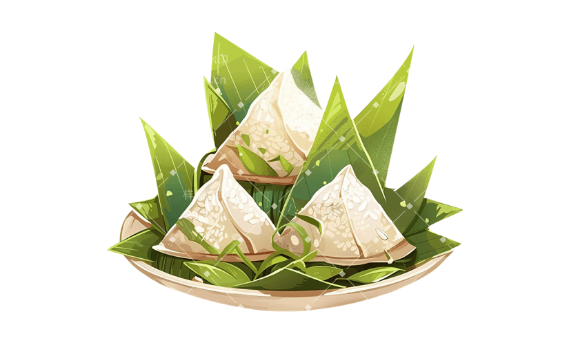 端午节通用插画粽子卡通元素素材