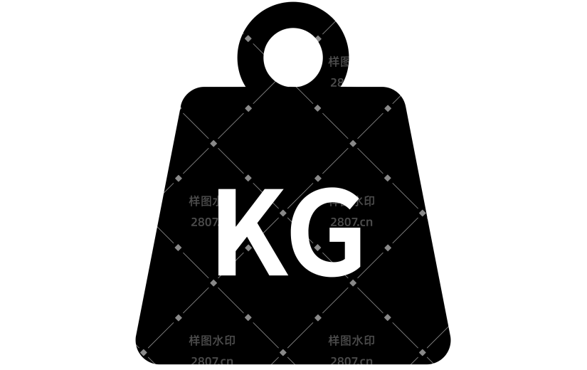 常规内容-图标系列简约感重量砝码图标元素