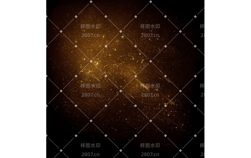 金色金沙金粉光效元素