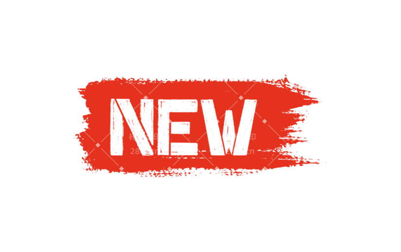 促销新品NEW通用元素红色趣味标签元素艺术字