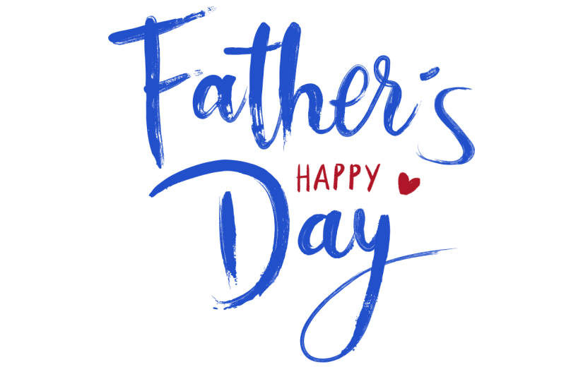 父亲节通用手写英文艺术字Father’s Day文字标题元素素材