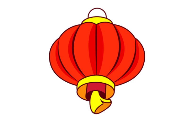 通用新年卡通感贴纸