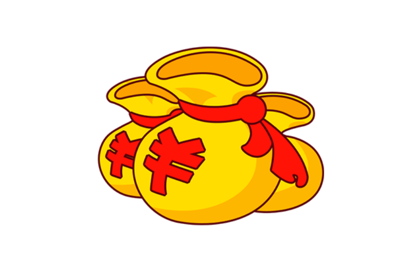 通用新年卡通感贴纸