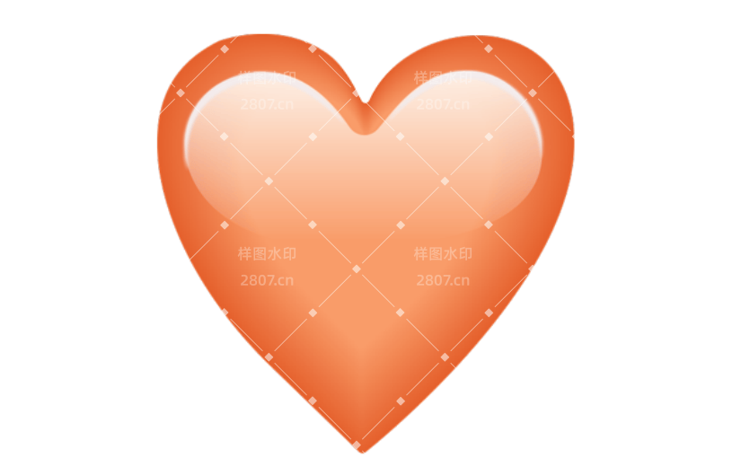 通用爱心卡通感贴纸