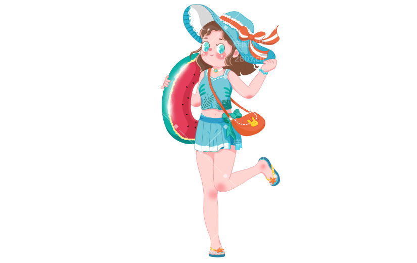 二次元少女风-旅游行业