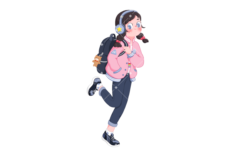 二次元少女风-旅游行业