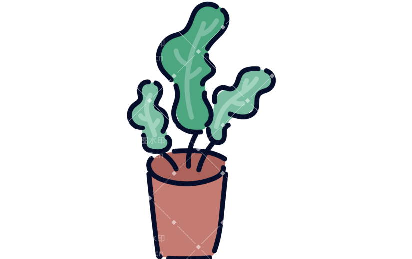 高质量人物插画-植物