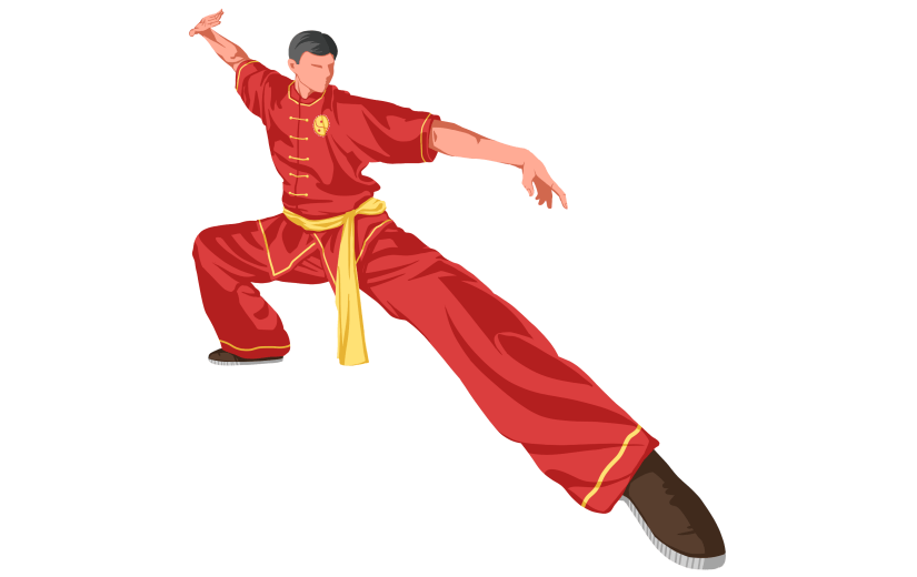 高质量人物插画-武术