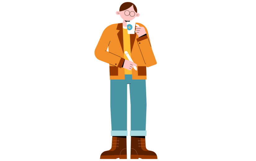 高质量人物插画-男孩