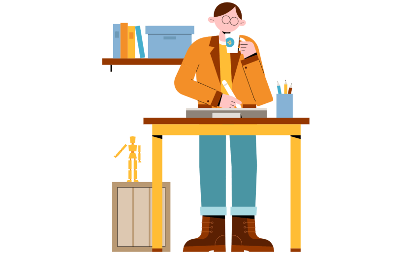 高质量人物插画-男孩