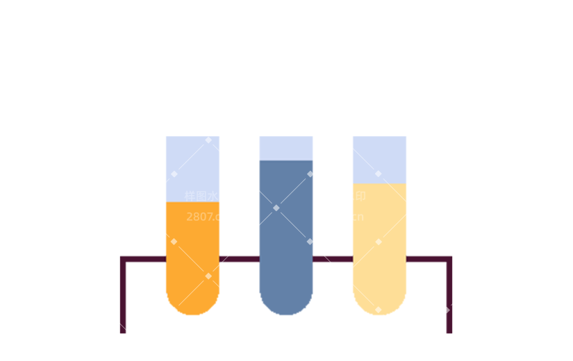 高质量插画-扁平肌理复古-试管
