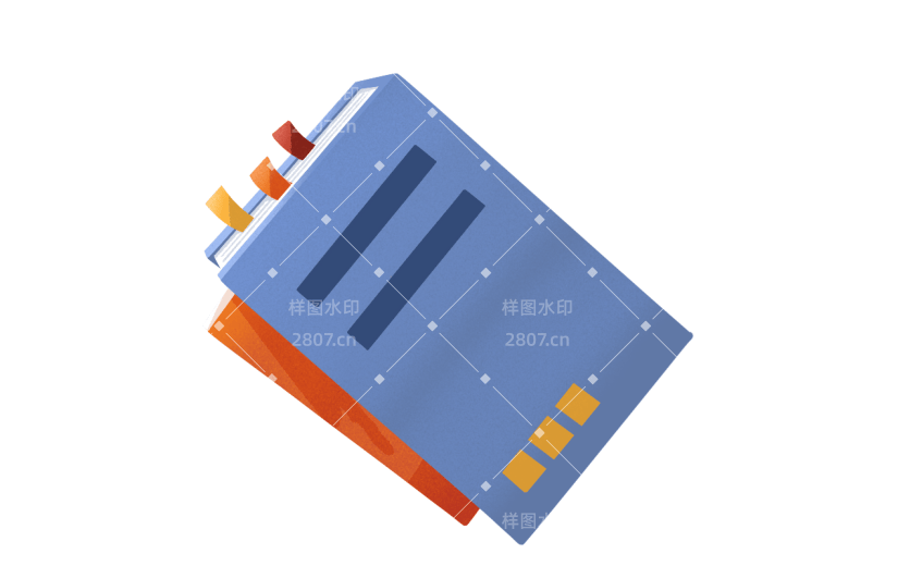 高质量人物插画-扁平肌理可爱-道具