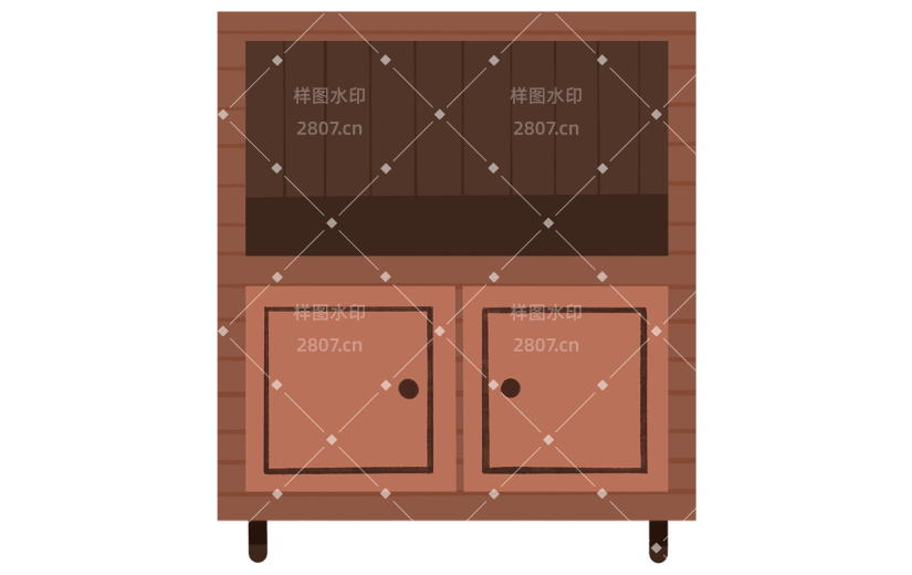 高质量人物插画-扁平肌理可爱-道具