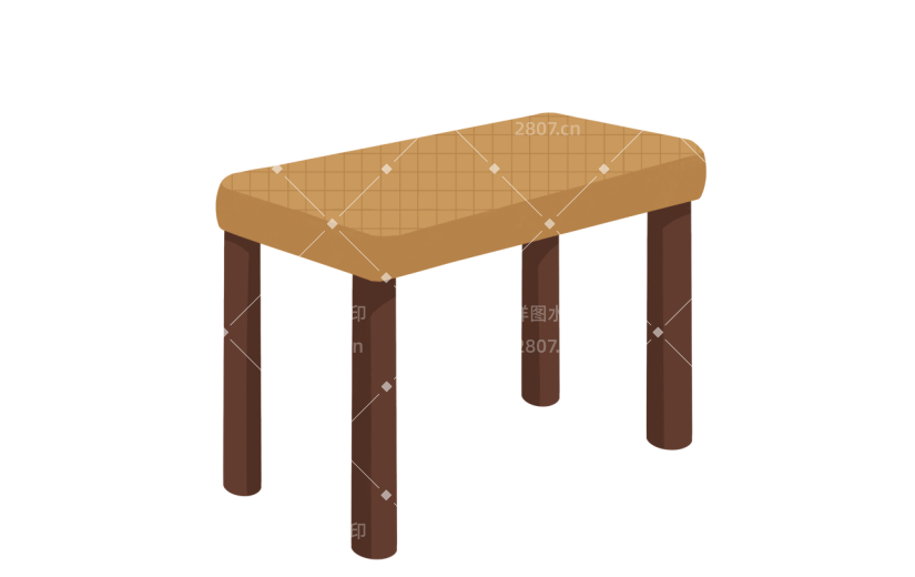 高质量人物插画-扁平肌理可爱-道具