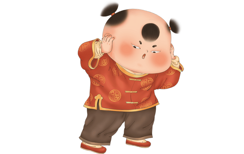 复古可爱中国风-中国春节