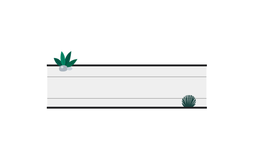 扁平套系素材-植物建筑