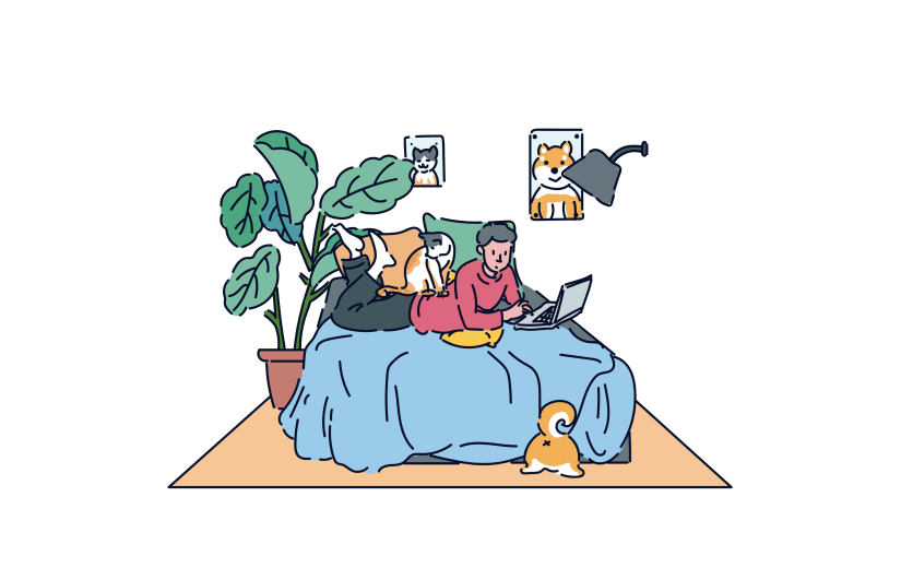 高质量人物插画