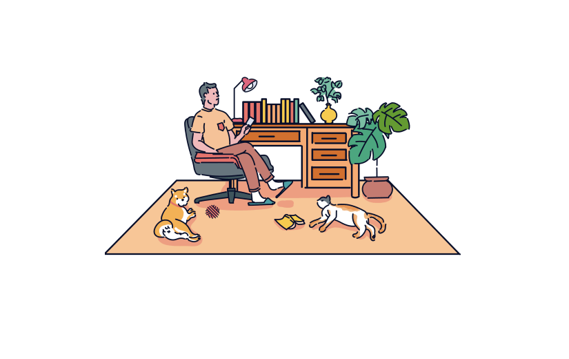 高质量人物插画