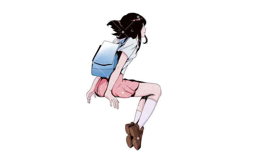 高质量人物插画-少女漫画