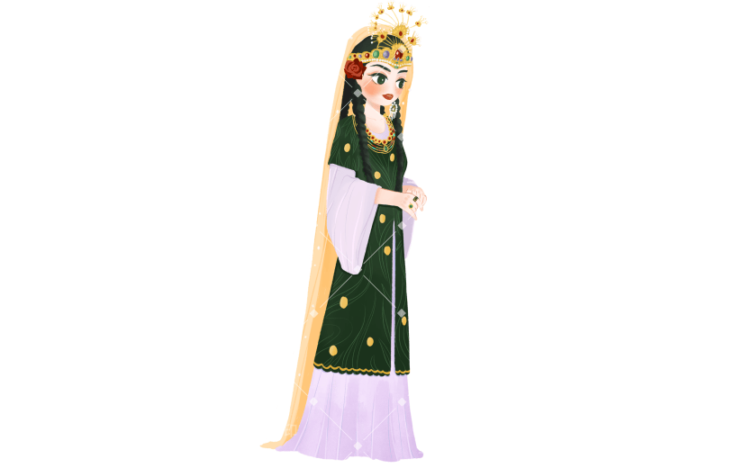 少数民族高质量人物插画