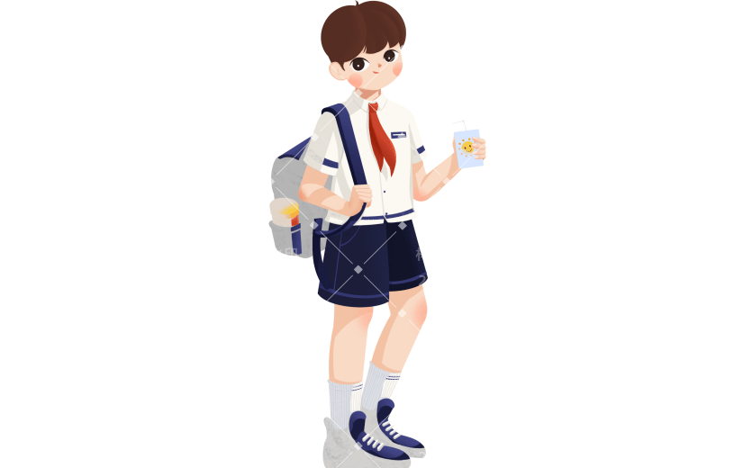 高质量人物插画-扁平肌理可爱-人物