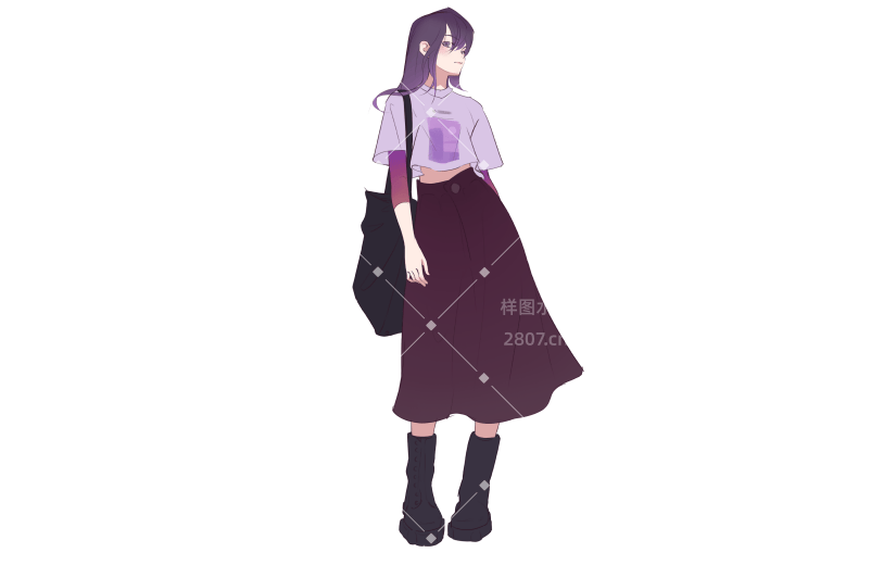 高质量人物插画-少女漫画-美少女