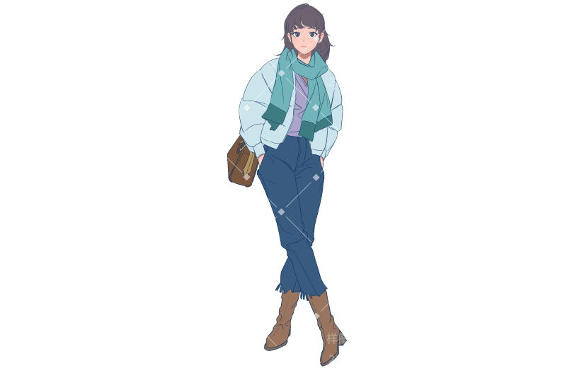 高质量人物插画-少女漫画-美少女