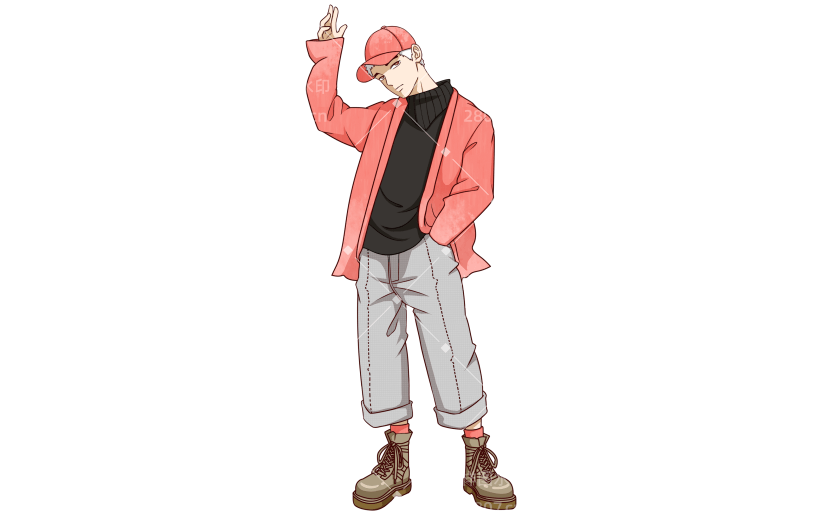 高质量人物插画-少女漫画