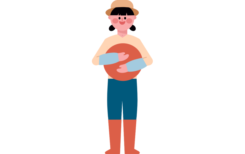 高质量人物插画-可爱扁平-农业