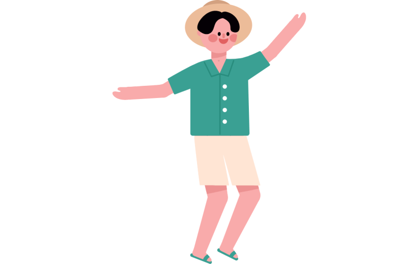 可爱扁平-旅游/生活服务