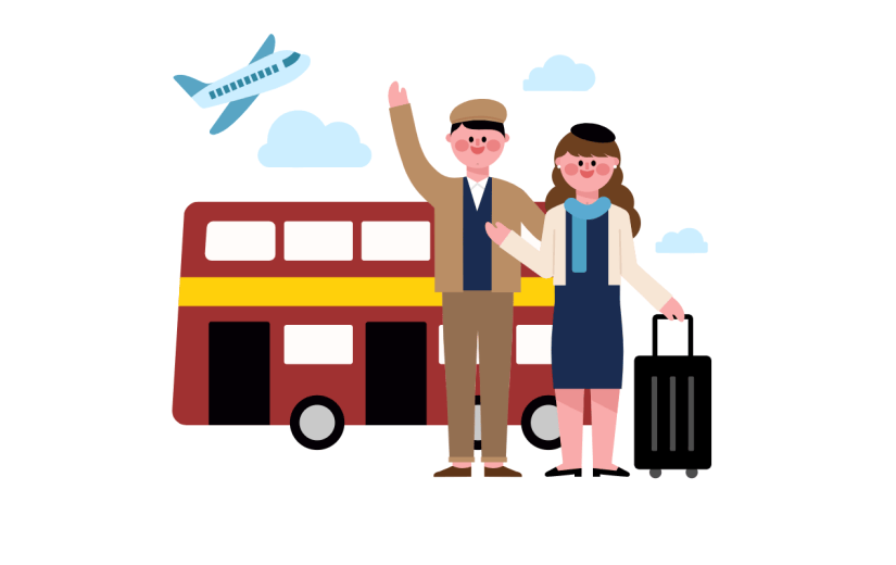 可爱扁平-旅游/生活服务