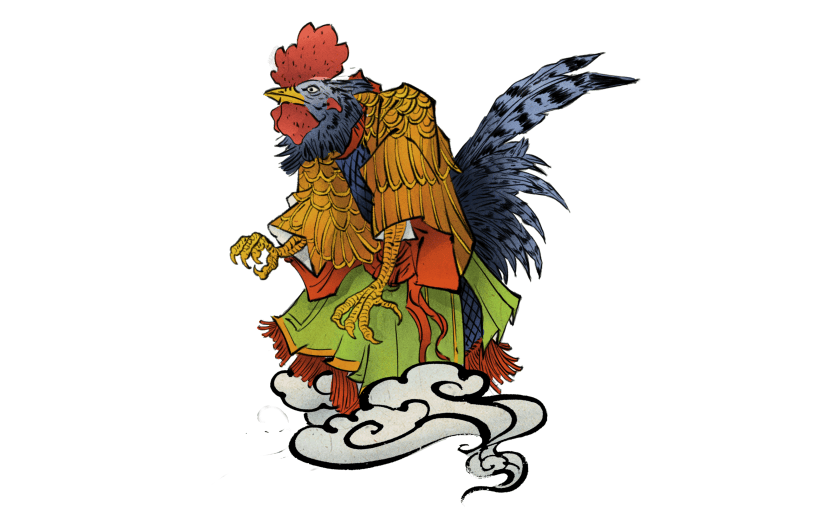 高质量人物插画-浮世绘风格