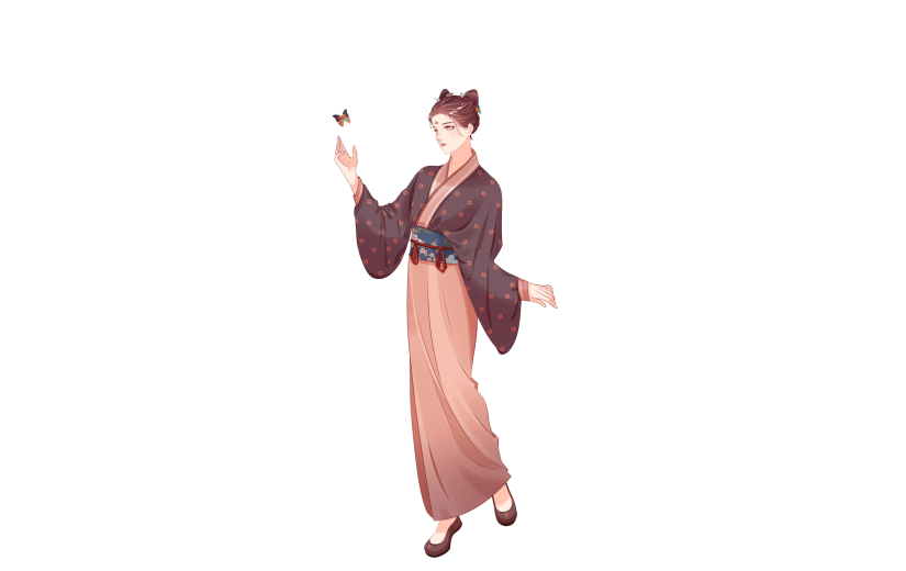 高质量古风人物插画