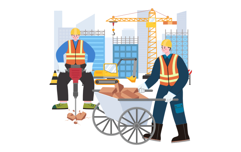 SVG-扁平套系公共服务-建筑工人