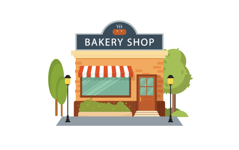 扁平套系-功能型建筑-面包店