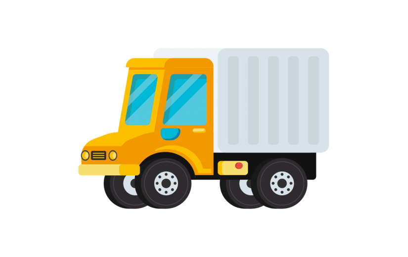 扁平套系-交通工具-货车