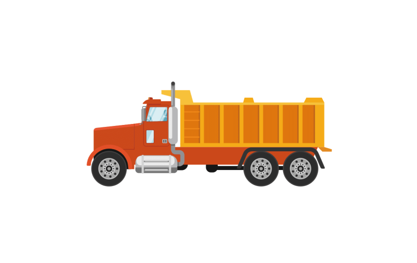自由征稿-扁平套系-交通工具-货车