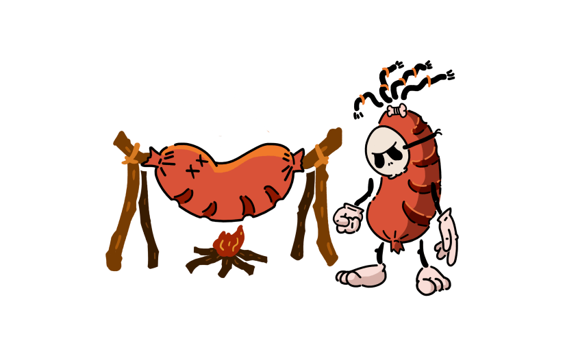 高质量人物插画-食物拟人