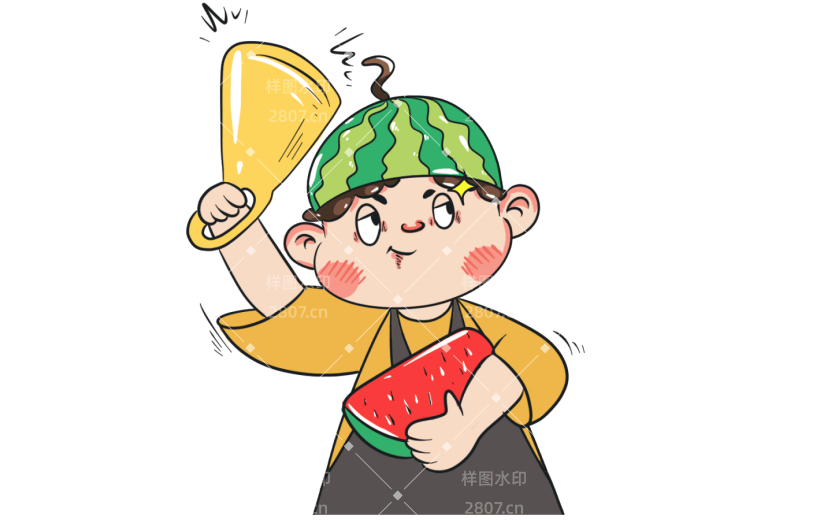 元素怀中有瓜，坐拥天下卡通表情包