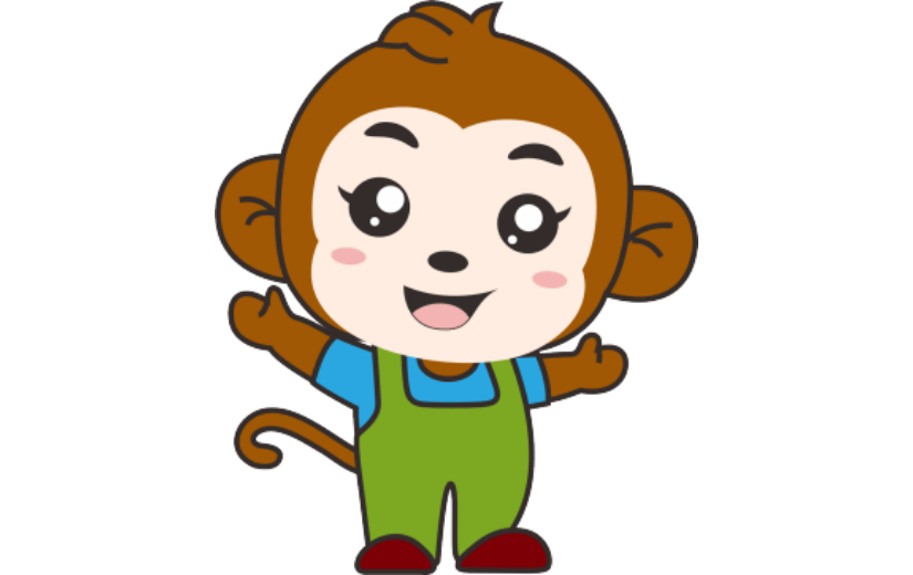 原创卡通猴子可爱小猴子形像