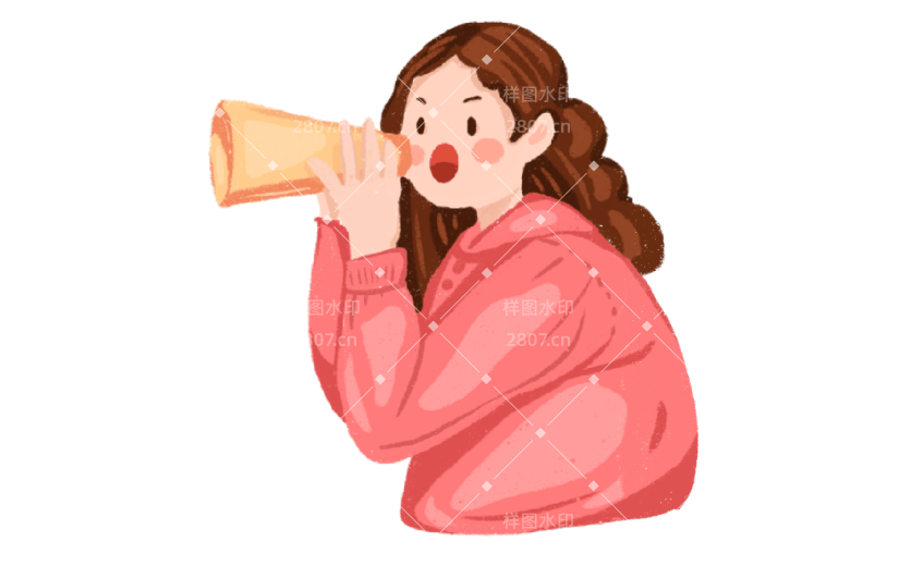 背景 招聘 红色 黄色 女孩