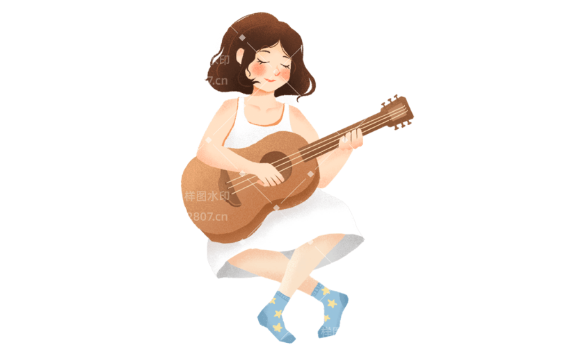 卡通感教师节女性元素贴纸