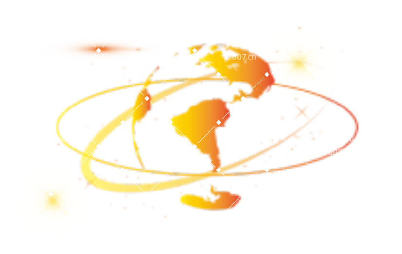 暖色科技地球背景元素