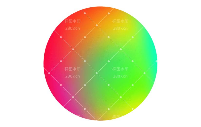 渐变球体