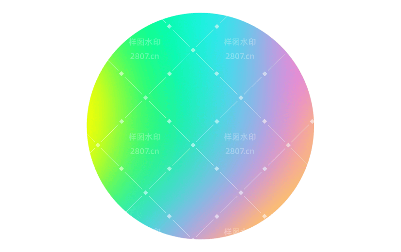 渐变球体
