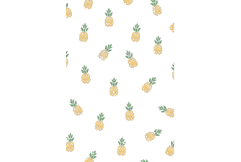 手绘水果菠萝底纹背景插画