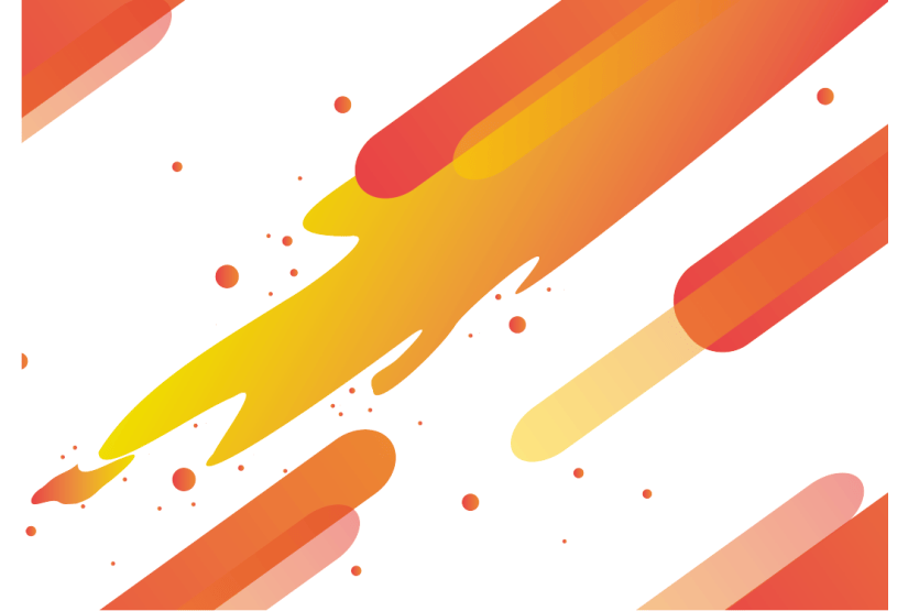 飘浮喷溅油彩背景装饰矢量素材