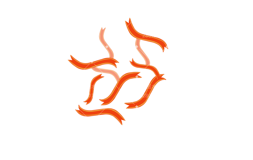 元素 插画 国庆节 丝带
